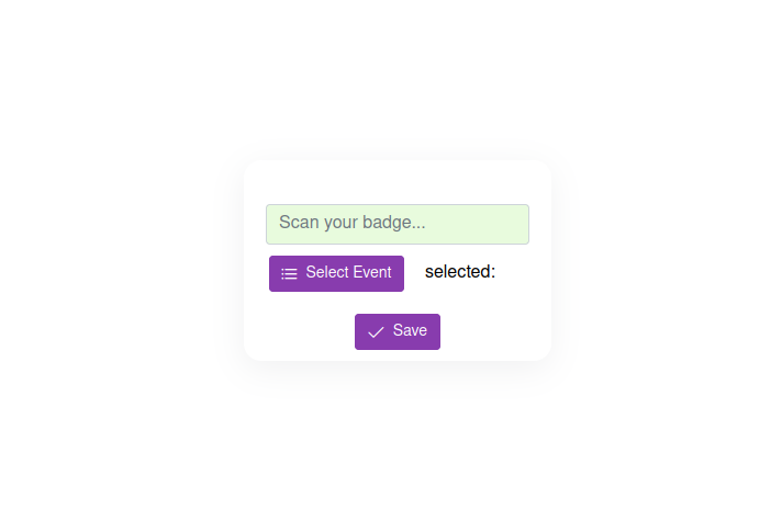 QR code employee attendance tracking system interface